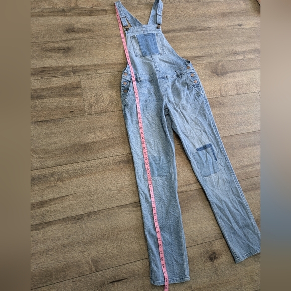 American Rag Light Blue Denim Overalls - Picture 5 of 8